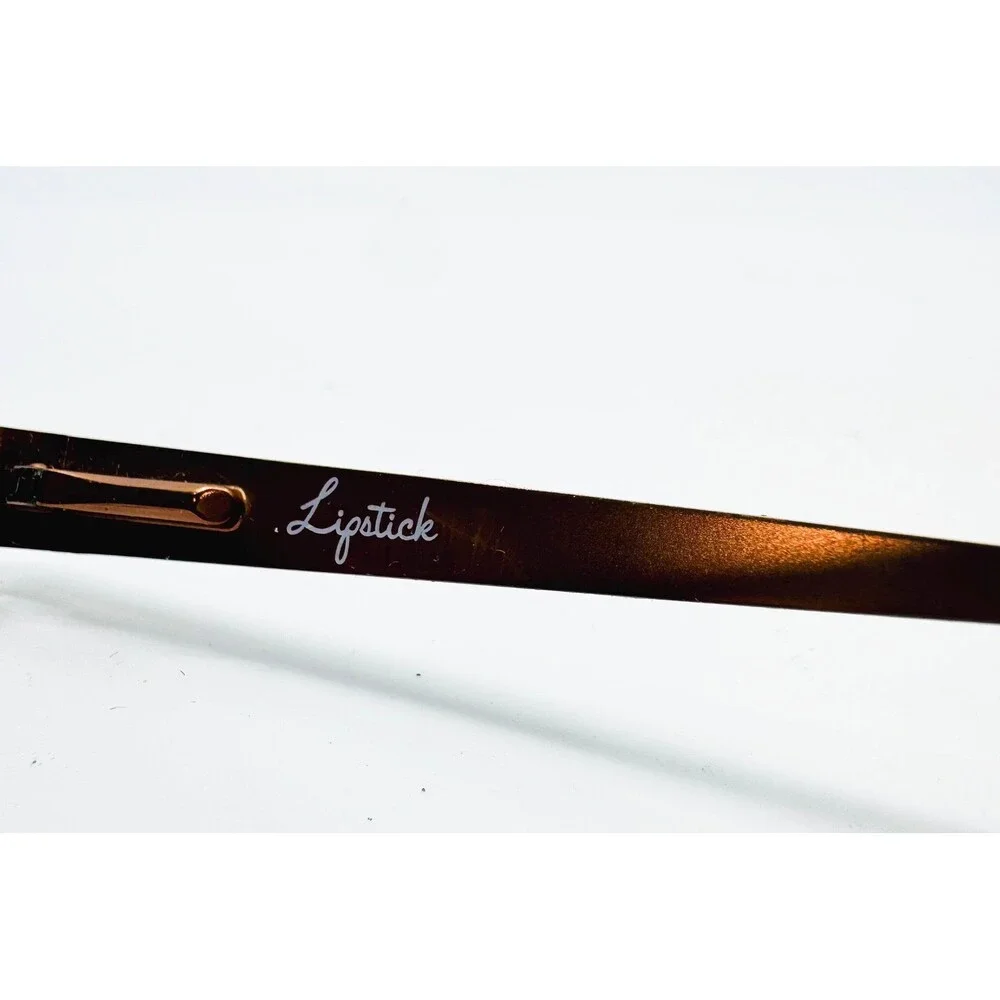 Lipstick Eyeglasses Womens Brown For Keef Rectangle Frames 51-17-135